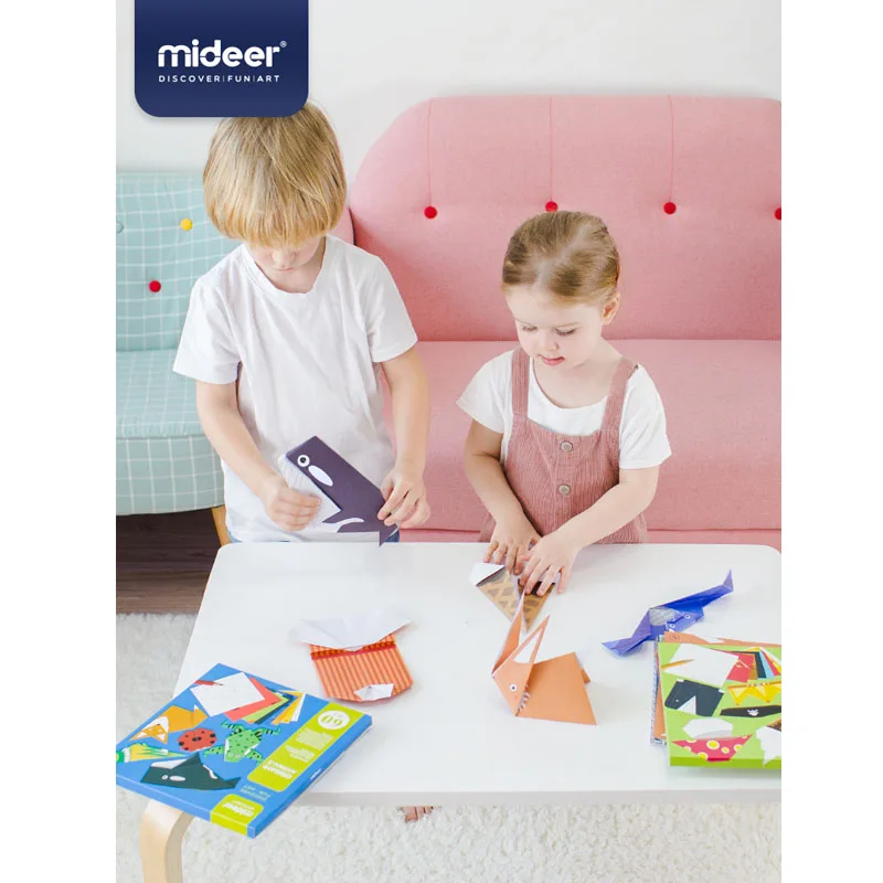 Игрушки MiDeer для детей, детские креативные оригами для ручной работы, самодельный Набор для детского сада, Оригами для ручной работы, игрушки для детей> 3 лет