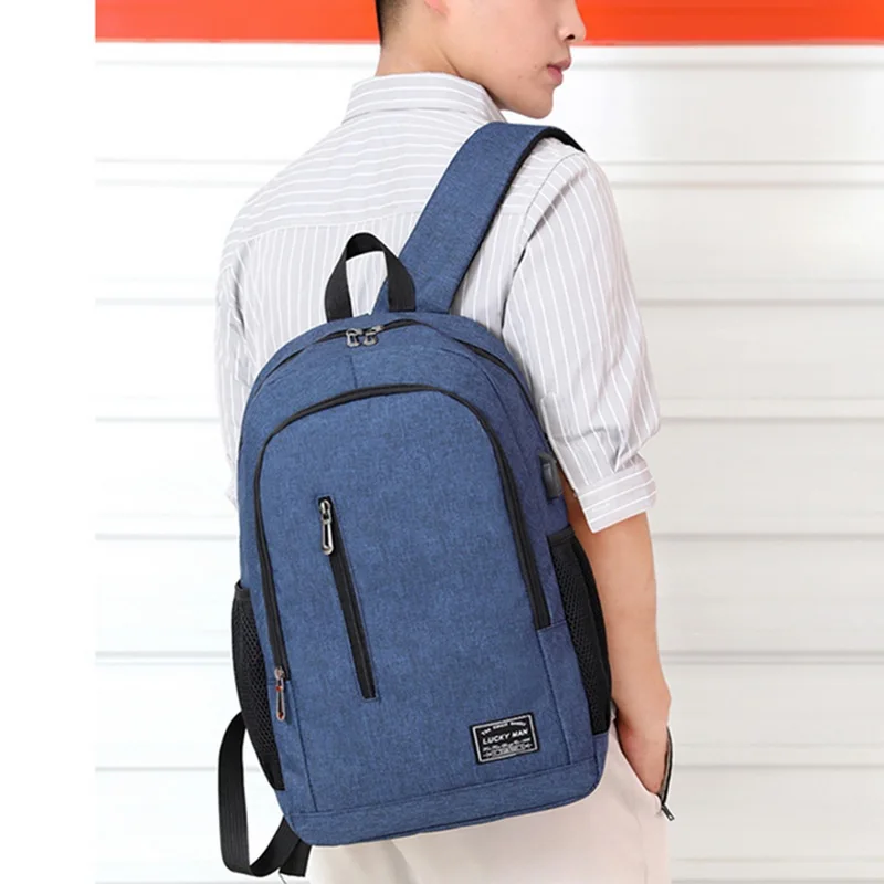 Мужские рюкзаки для ноутбука, подростковые мужские рюкзаки Mochila с usb зарядкой, рюкзак для путешествий, Водонепроницаемый Школьный рюкзак, школьный рюкзак серого цвета