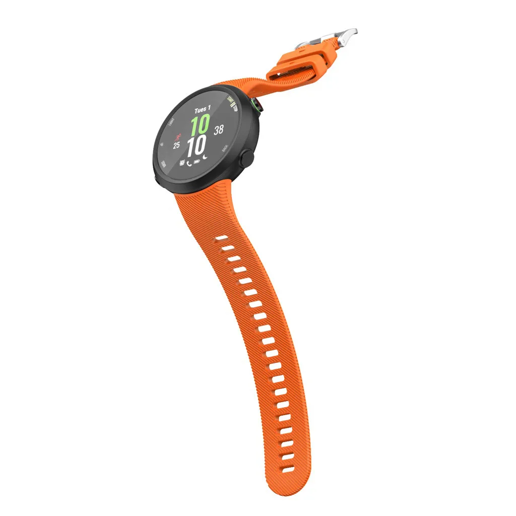 Ouhaobin 18 мм 20 мм силиконовый ремешок для часов Garmin Forerunner 45S ремешок для Garmin Forerunner 45 Часы 1022#2