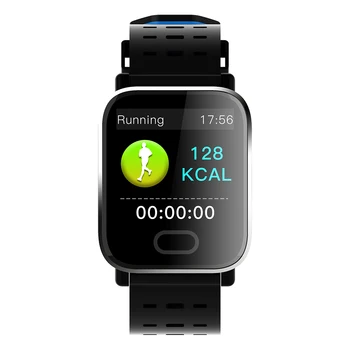 

Digital Male Wrist Watch With LED Display Color Screen Smart Bracelet Real-Time Heart Rate Blood Pressure Monitoring SP9