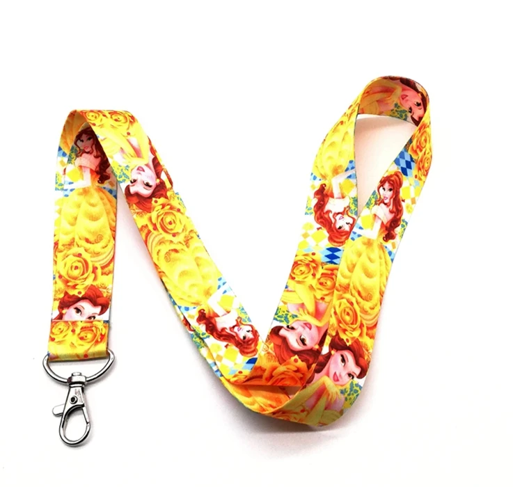 

New princess bell Neck Strap Lanyards Badge Holder Rope Pendant Key Chain Accessorie