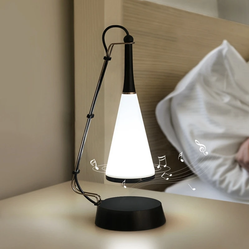 

Desk Lamps USB Rechargeable Power with Wireless Speaker for Playing Music Table LED Lamp Lights