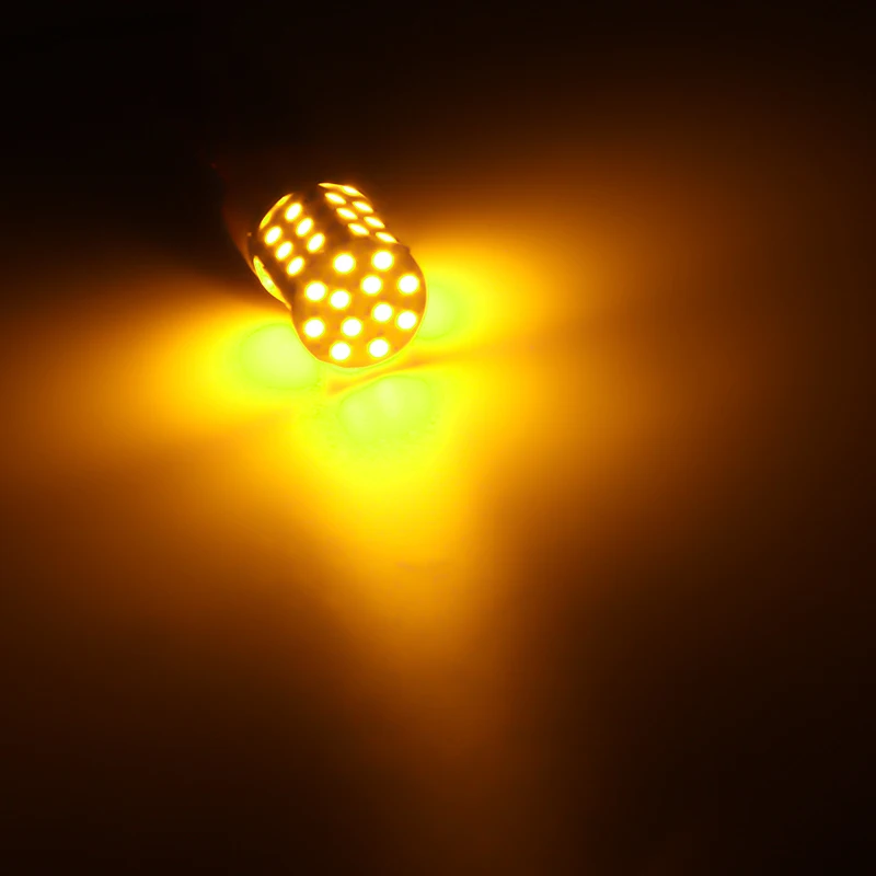 7440 W21W Ba15S светодиодные лампы 3030 42Smd декодирования постоянный ток тормозной светильник автомобилей сигнала поворота светильник Canbus Led светильник Янтарный светильник 12V