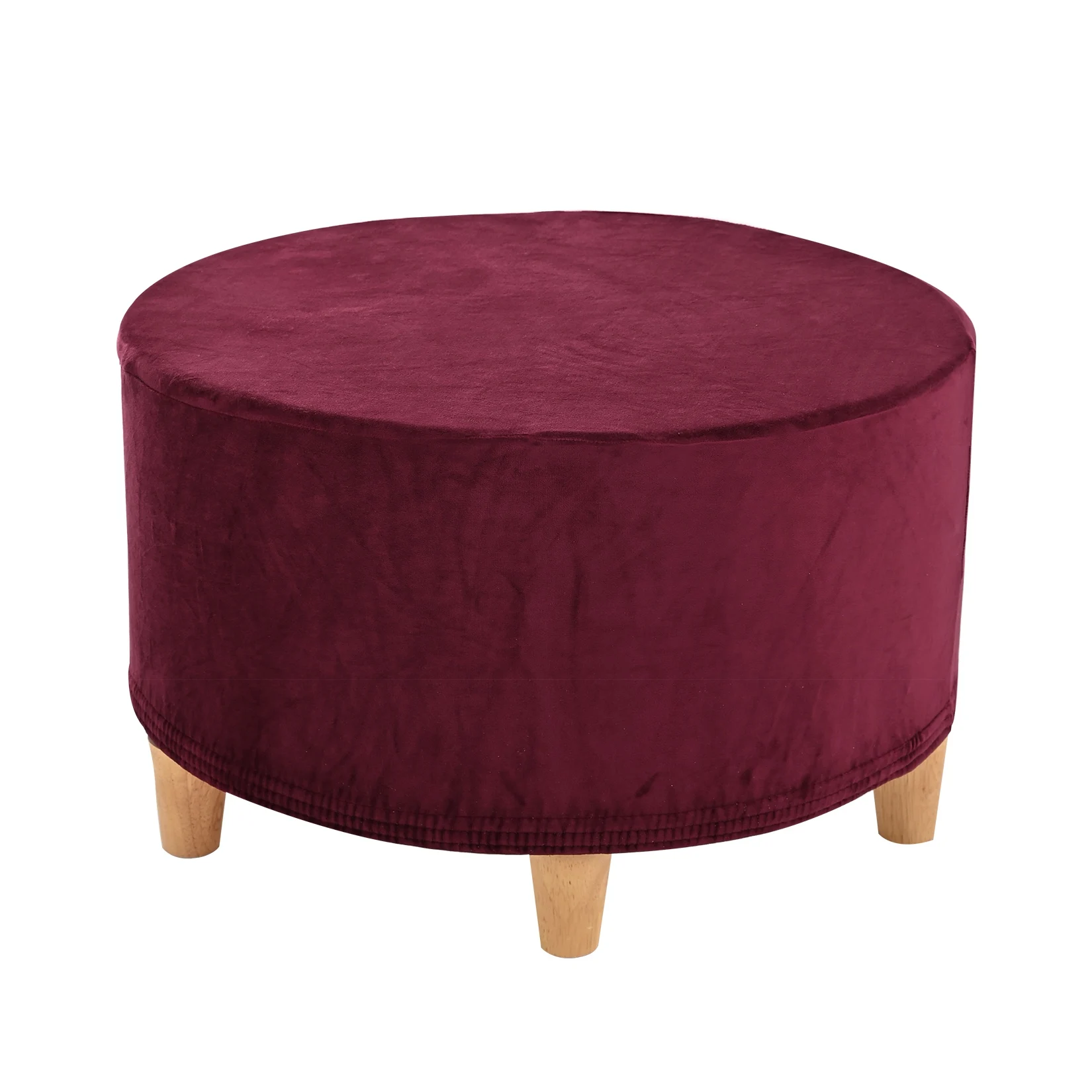 1pc Round Chair Cover Seat Bar Stool Easy To Clean Protector for Home Hotel Solid Color Slipcover | Дом и сад