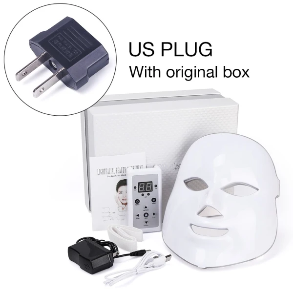 US Plug VIP электрическая светодиодная маска для лица - Цвет: US Plug