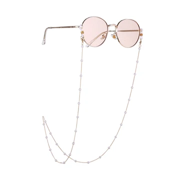 

Fashion Pearl Sunglasses Chain Women Anti-slip Eyeglasses Cord Holder Eyewear Lanyard Necklace Neck Strap Rope