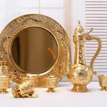 8 шт./компл. модный металлический винный набор виски графин напиток шейкер moonshine аксессуары для дома Бар JJ105