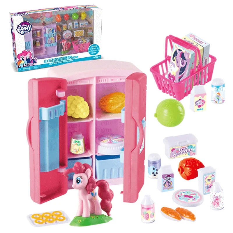 My Little Pony девочка игровой дом Игрушка кухонный прибор поварской набор дом Вилла для детей Подарки Игрушка - Цвет: 8439 kitchen set