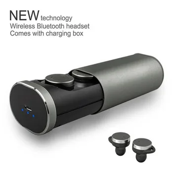 

NEW Mini TWS Wireless Earphones Twins Stereo In-Ear Earbuds Bluetooth Headset #266267