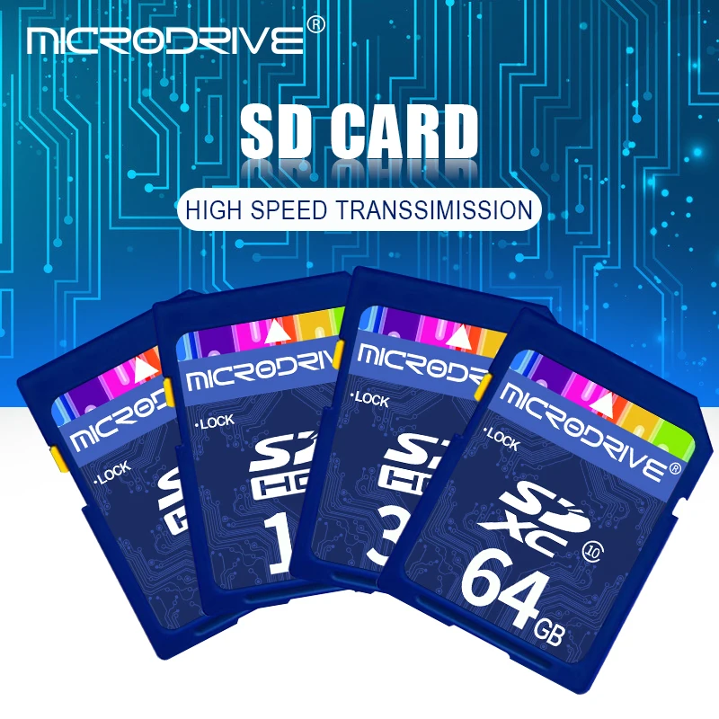 Класс 10 SD-карта 8 ГБ 16 32 U1 SDHC 128 64 U3 SDXC sd-карта памяти карта для видеокамеры |