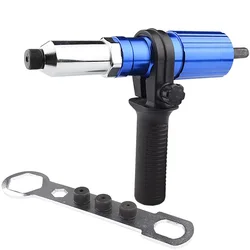 Adaptateur de pistolet à Riveter pour perceuse électrique, Kit d'outils de rivetage sans fil, outil manuel électrique à Riveter adapté à l'écrou à Rivets 