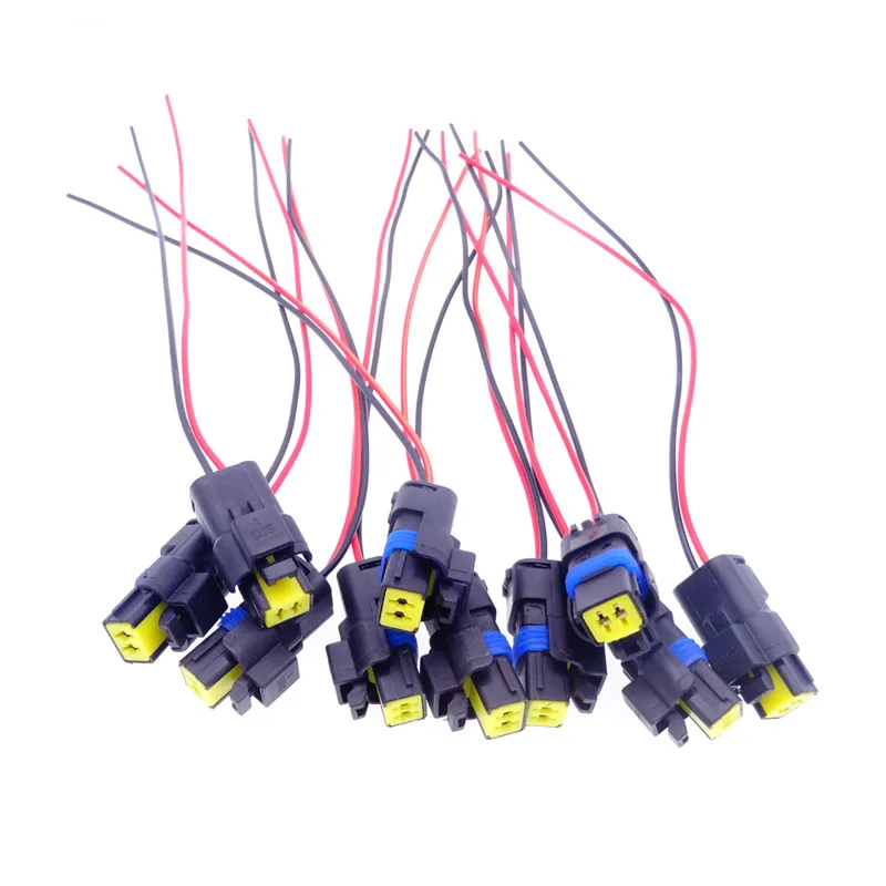 Блок топливного измерительного клапана 2 контактный разъем розетка для системы