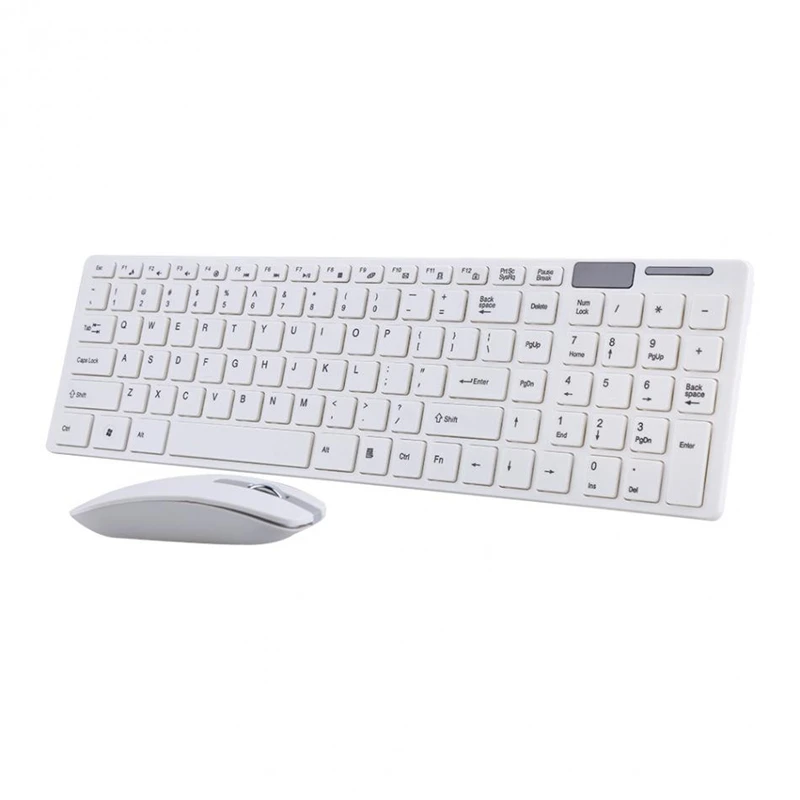 

2.4G Optical Wireless Keyboard Wireless Mouse Mice Usb Receiver Combo Kit For Pc Laptop Portable Ultra Thin Office Suit
