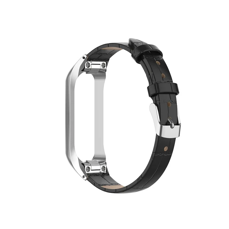 ONEVAN для samsung Galaxy Fit-e/SM-R375 Смарт часы ремешок кожаный ремешок с металлической рамкой Замена регулируемый браслет