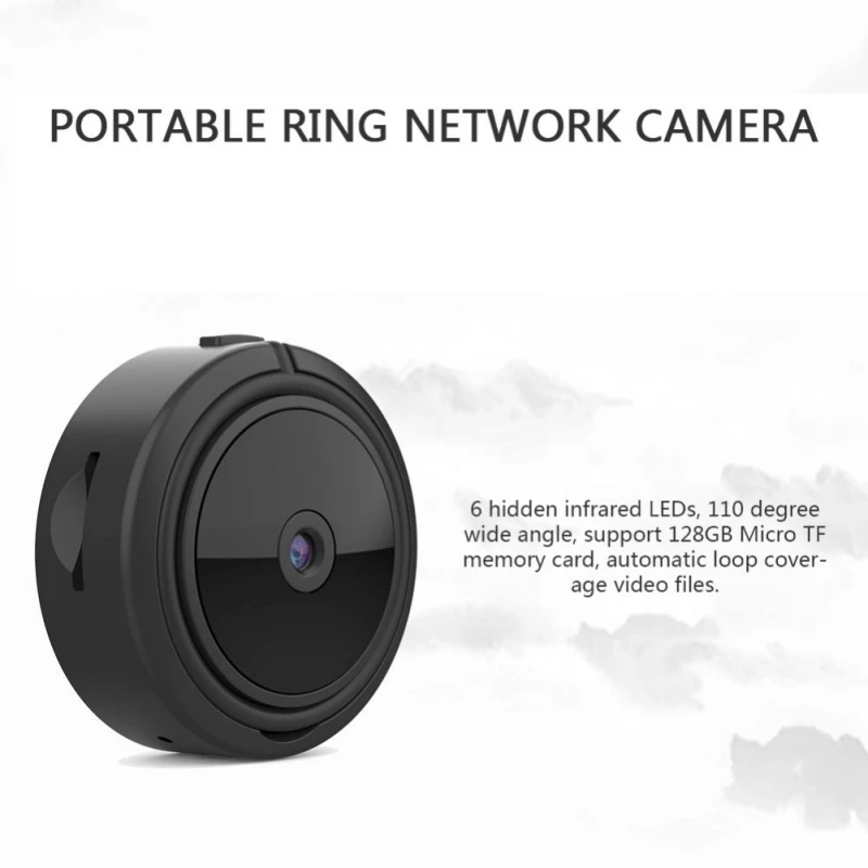 HD 1080P Камера видеонаблюдения Wifi IP портативная камера Full IR ночного видения микро камера с детектором движения
