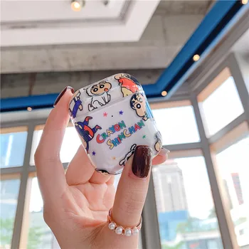 

Cute Cartoon Fashion Transparent Hard Cover Charging box For Apple airpods case Wireless Bluetooth Earphone Case For Airpods
