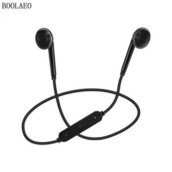 

BOOLAEO Wireless earphones Bluetooth Headset Sports Headphones 3D Stereo with Microphone Stylish Neckband Earbuds For All Phones