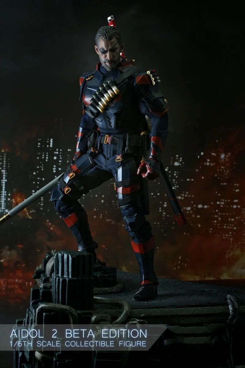 1/6 масштабные художественные фигурки AIDOL 2 бета Deathstroke head sculpt/Маска vision рисунок люксовая коллекция Versio горячие игрушки коллекции