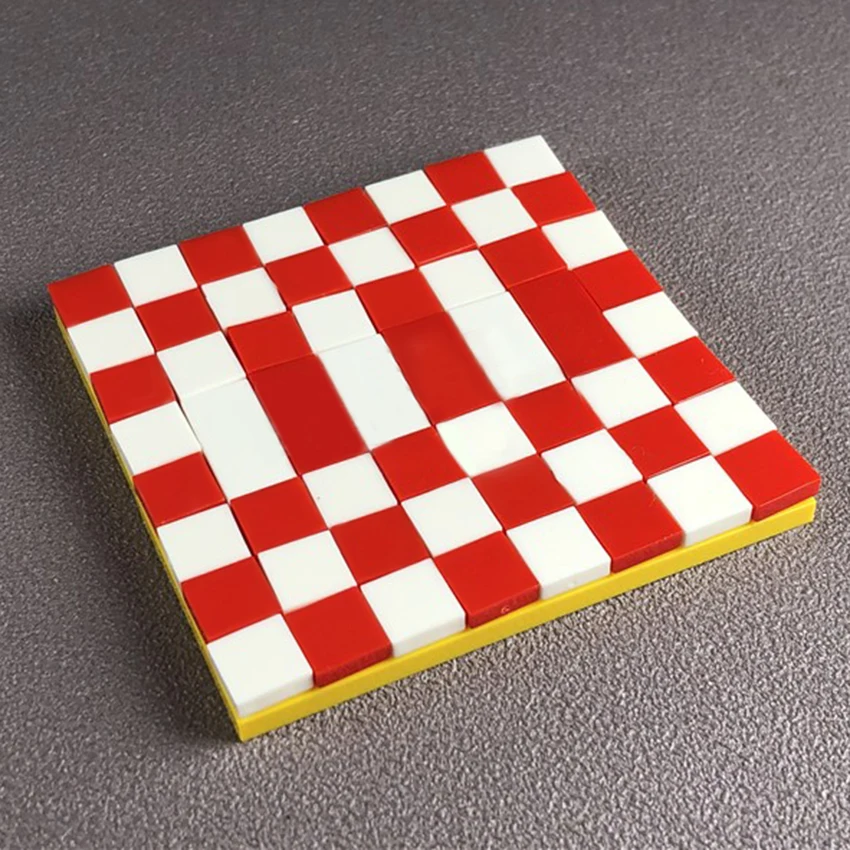 Block Roast Chicken Food Basket Mat Building Blocks Bricks Legoingly City Street View MOC Accessories DIY Kids Educational Toys (1)