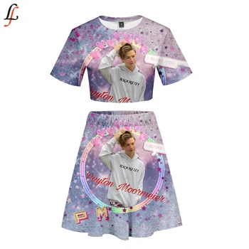 

Payton Moormeier 3D Sexy Lady 2 Piece Sets Sexy Party Dress Sets Crop Top Harajuku and Pop Short Skirt Piece Girl Summer Fashion