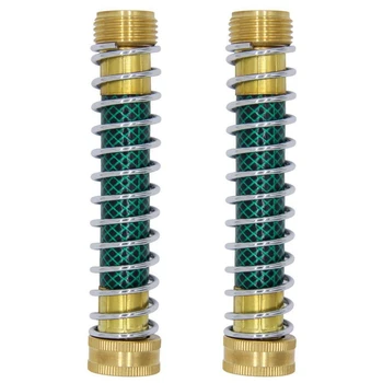 

Garden Hose Extension Adapter, Hose Kink Protector with Coil Spring, 2 Pack