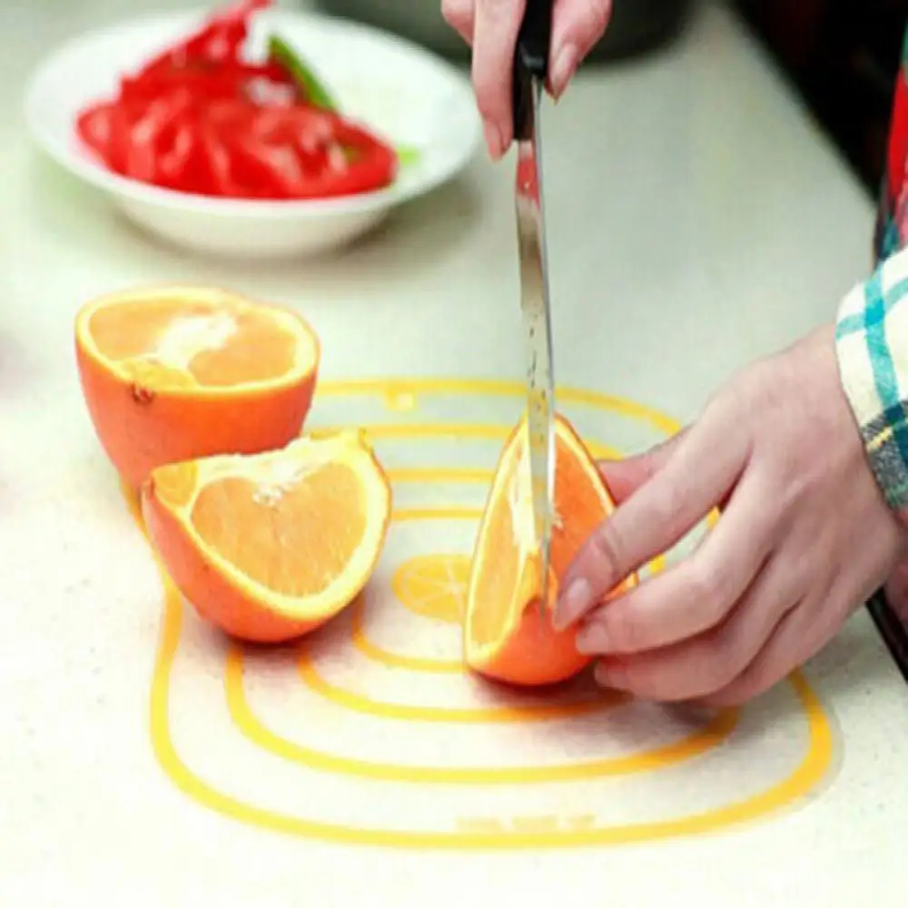 yellow 1 шт. Новое поступление Кухня разделочный блок матовое антибактериальное пластиковая кухонная утварь фрукты овощи мясо доска для разделки рыбы - Цвет: yellow