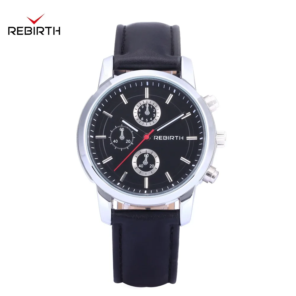

2019 New Style Watch Waterproof Leather Belt Large Dial Li bo fu Rebirth Universal Unisex Students Quartz Watch
