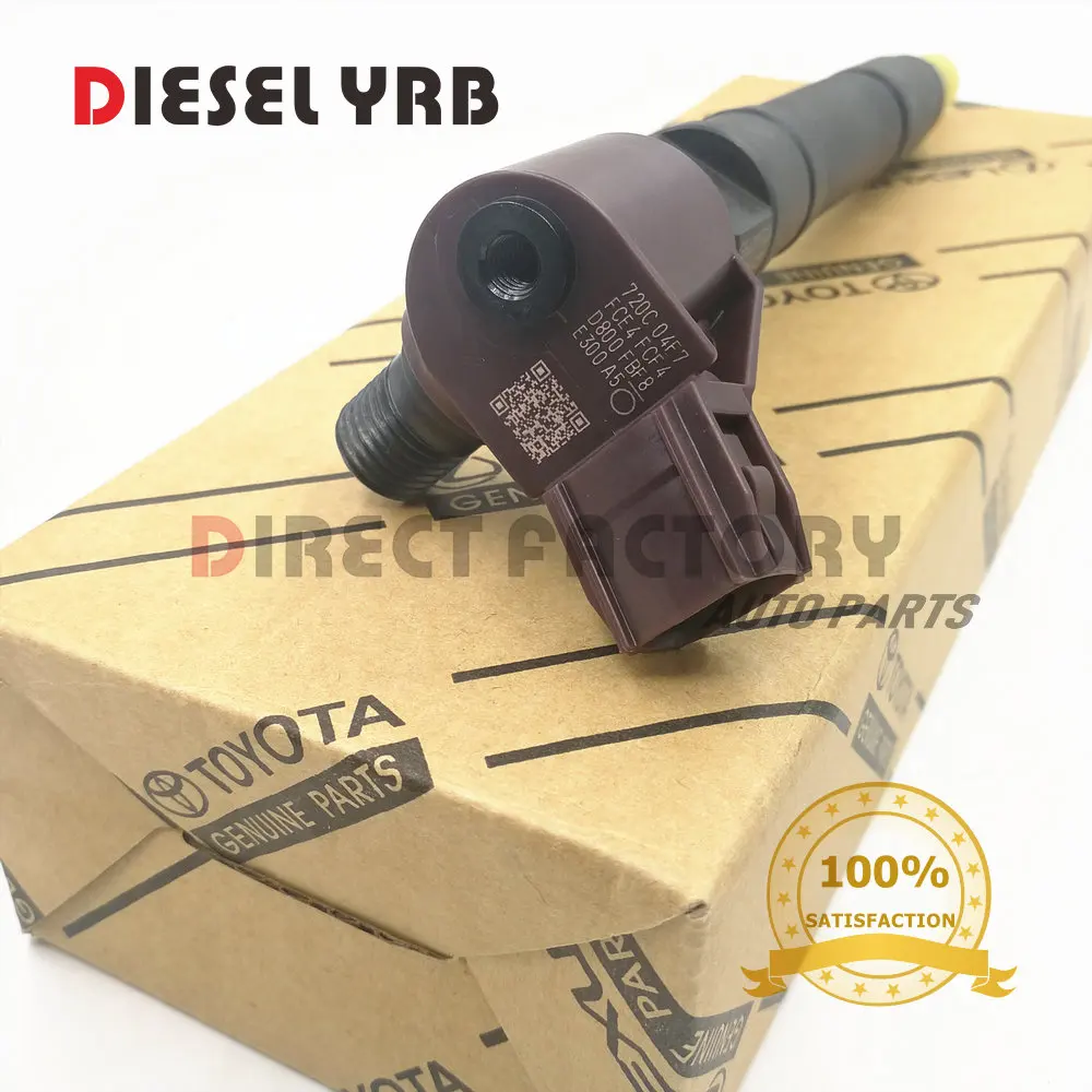 4 шт. пьезо инжектор 295700-0550 для 1GD-FTV 2.8L 23670-0E010