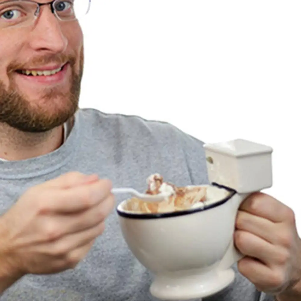 

The New Creative Cup Mark Cup Funny Toilet Cup, The Whole Personality Will Be Ceramic Water Cup Prank Coffee