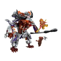 ENLIGHTEN 3806 Goku Sun Wukong Cow Devil Showdown Fighting Cannon строительные блоки Набор Классическая модель детские игрушки для детей