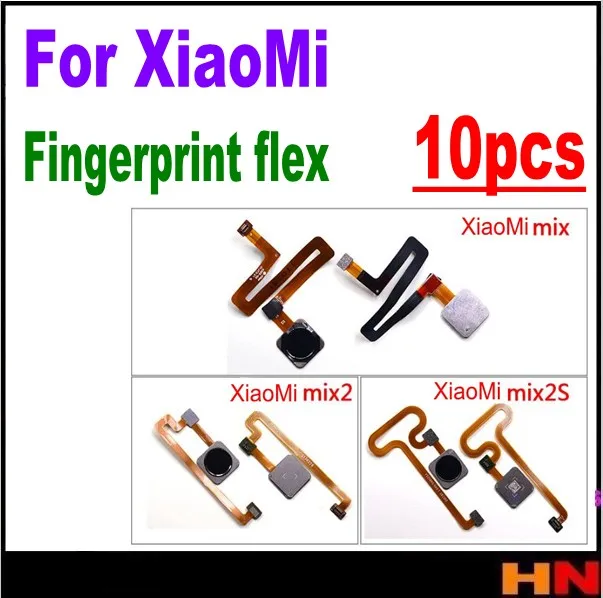 10 шт. для xiaomi Mix 2 2S сканер отпечатков пальцев fpc ориг ID отпечаток пальца гибкий кабель аксессуары