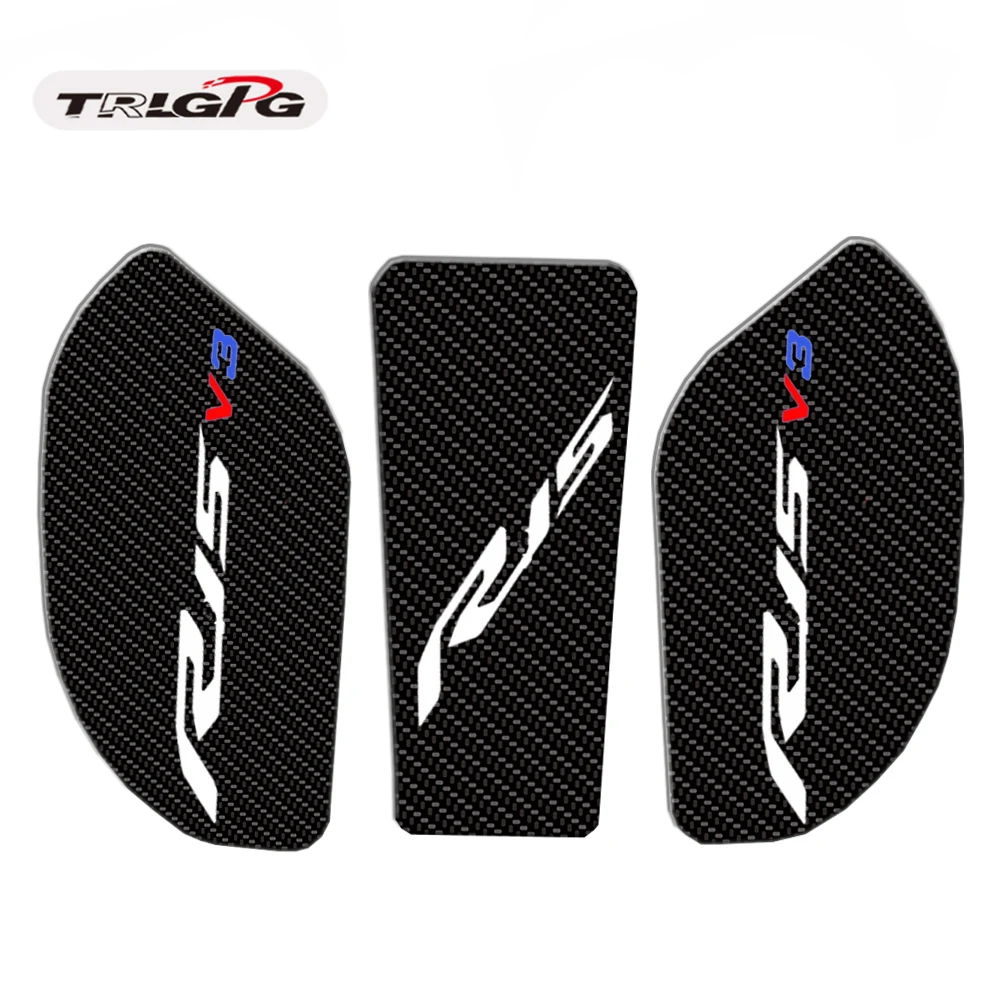 

3D Motorcycle Anti slip Tank Pad Sticker Pad Side Gas Knee Grip Protector For YAMAHA YZF R15 V3 2018 2019