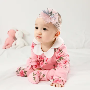 

Baby clothes 2020 spring new long-sleeved leotard Romper newborn clothes