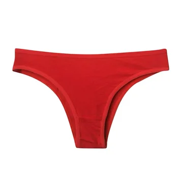 

New Cotton Panties Female Underpants Sexy Women Briefs Underwear Lingerie Thongs Red Black Skin White