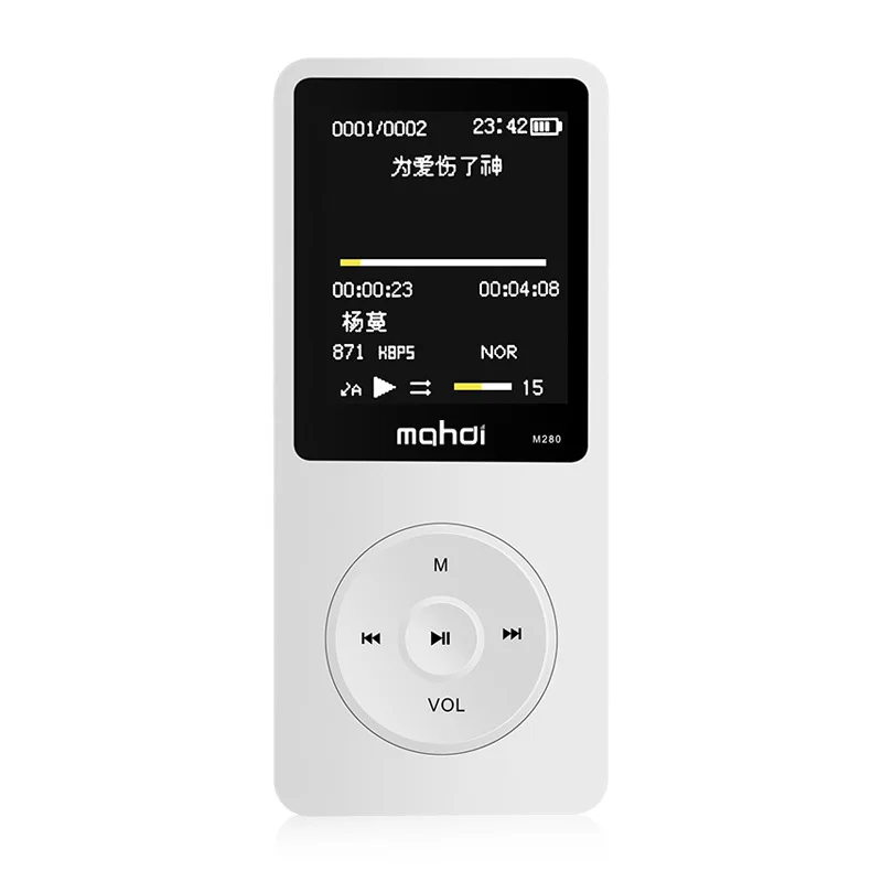 

Sports Multi-Function Mp3 Lossless Hifi Music Mini Screen Recorder 8G External Player e-Book Reading Fm Radio Portable Sport Mp3