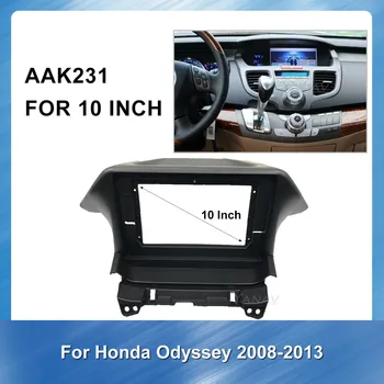 

2 Din Car GPS Navigation dvd Panel Adaptor Refitting Kit frame For Honda Odyssey 2008-2013 car Radio Plastic Fascia Panel frame