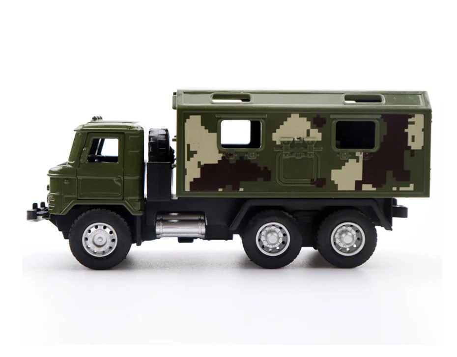 Youwant 1:18 металлический литой под давлением военный автомобиль симулятор игрушечный автомобиль вытяжной звуковой светильник автомобиль для детского подарка