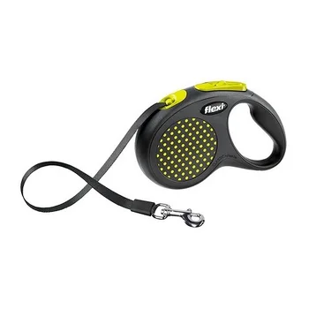 

FLEXI FLEXI DESIGN TAPE - Flexi-belt leash for animals roulette 5m yellow size M