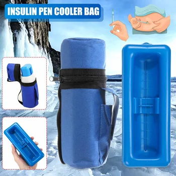 

New Portable Medicine Diabetic Insulin Pouch Cooler Insulin Pen Cooler Bag Safe Non-toxic Travel Case Cooler Pill Box Ice Bag
