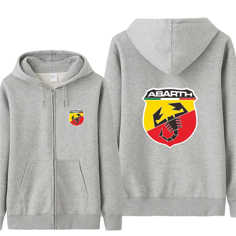 Autumn Abarth Hoodies Men Fashion Coat Fleece Pullover Unisex Man Abarth Sweatshirts - Цвет: as picture