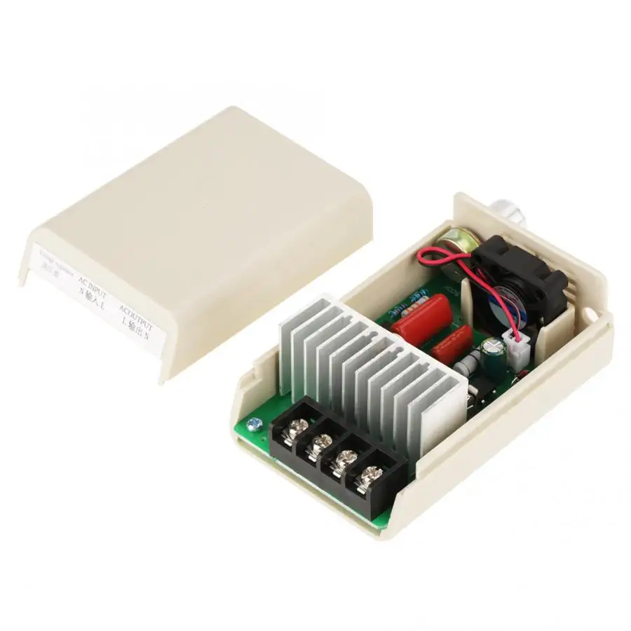 

AC 220V 4000W SCR Voltage Regulator Dimming Dimmers Motor Fan Speed Controller Thermostat Electronic Digital Voltage Regulator