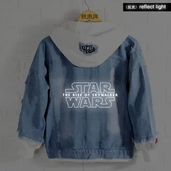 

New spring Star 9 The Rise of Skywalker hoodie Jeans Coat Men Women Fashion Jacket