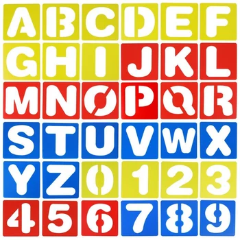 

Baby Toys Hollow Numbers Alphabet Painting Template Kids Painting Learning Stencil Drawing Templates