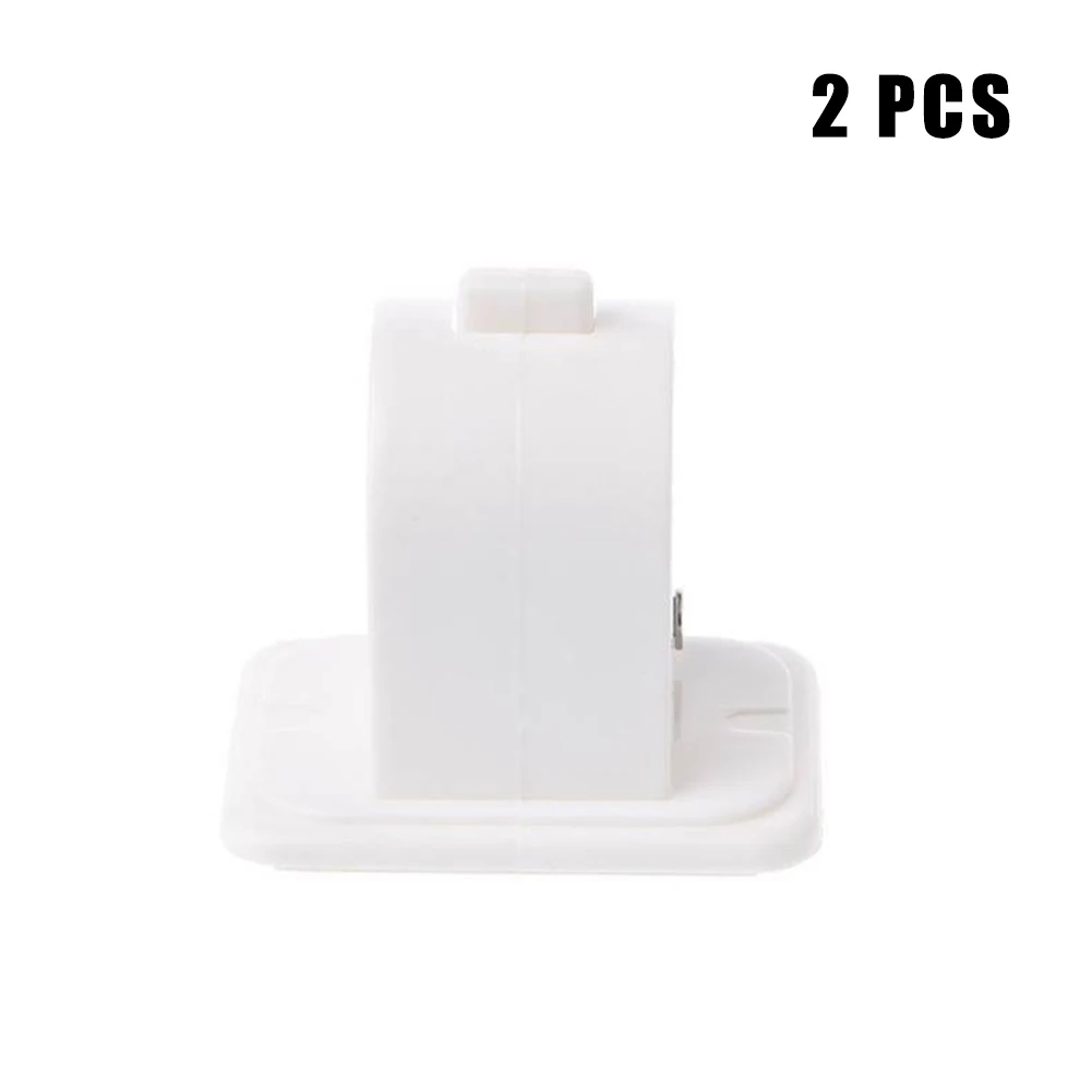 2 pcs Самоклеющиеся крючки карниз кронштейн драпировки держатели для крючков крепления штанги TB - Цвет: 2 pcs
