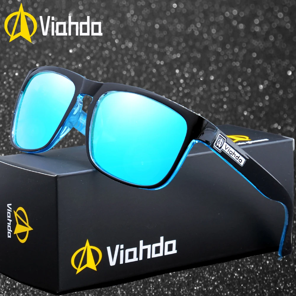 2019 Viahda брендовые Новые поляризованные солнцезащитные очки мужские черные крутые