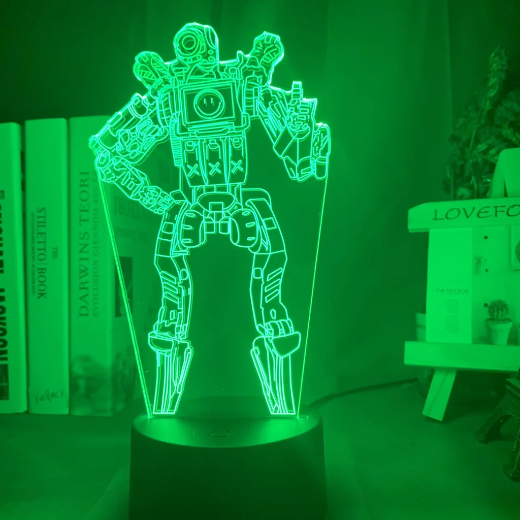 Игра Apex Legends Hero Pathfinder MRVN рисунок светодиодный Ночной светильник сенсорный датчик на батарейках настольная лампа USB в спальню подарок для фанатов