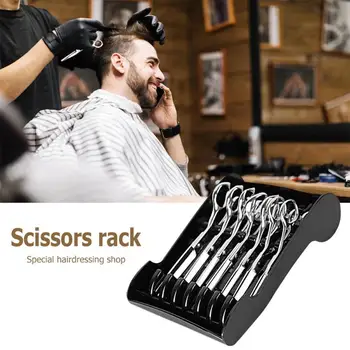

Professional Scissors Rack Excellent Craftsmanship Well Durability Container Salon Barber Hairstyling Holder Organizer