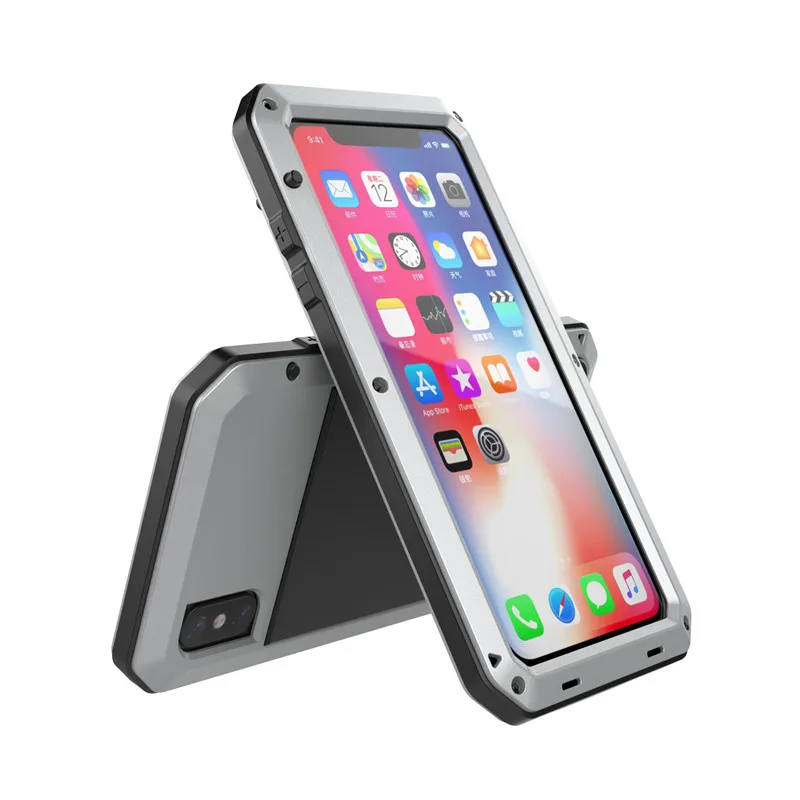 Полный защитный Роскошный металлический чехол для iPhone 11 11Pro 6S 7 Plus, противоударный чехол для samsung Galaxy Note9 S10 S9 S10Plus S8 S8Plus