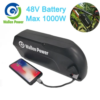 

Electric Bike Battery 48Volt 10/13/14.5/17.5Ah 18650 Lithium Eike Battery Li-ion batteries with Samsung cells for 1000W Bicycle