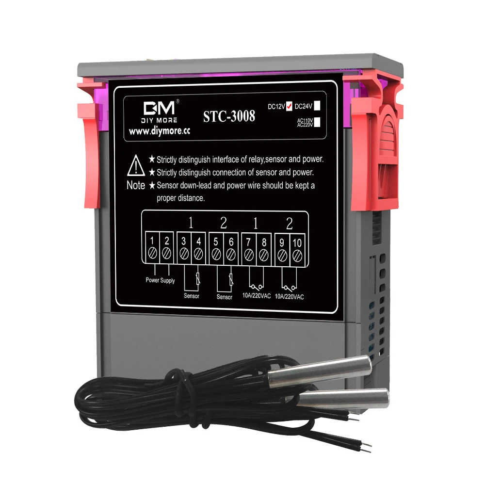STC-3028 STC-3000 STC-3008 STC-3018 LED Digitaler Temperaturregler Thermostat Temperaturregler Inkubator 12V 24V 110V 220V – Detail 8